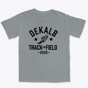 Dekalb Early College Academy Track and Field Premium Heavyweight T-shirt