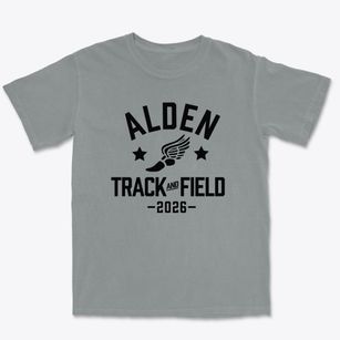 Alden Elementary School Track and Field Premium Heavyweight T-shirt