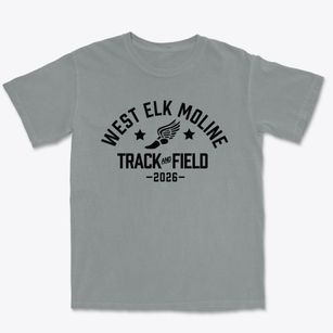 West Elk Moline Elementary School Track and Field Premium Heavyweight T-shirt