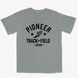 Pioneer Elementary School Track and Field Premium Heavyweight T-shirt
