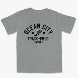 Ocean City Elementary School Track and Field Premium Heavyweight T-shirt