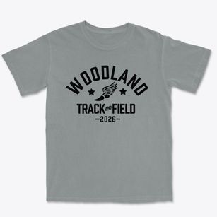 Woodland Elementary School Track and Field Premium Heavyweight T-shirt
