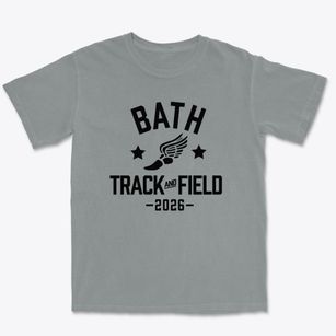 Bath High School Track and Field Premium Heavyweight T-shirt