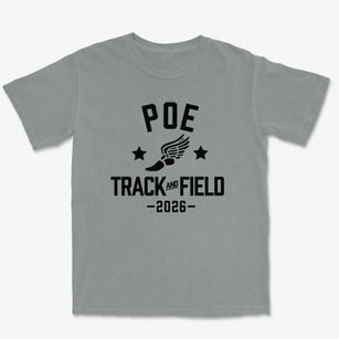 Poe Development Center Track and Field Premium Heavyweight T-shirt