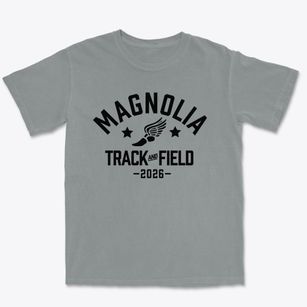 Magnolia Child Care Track and Field Premium Heavyweight T-shirt