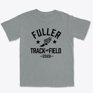 Fuller Junior High School Track and Field Premium Heavyweight T-shirt
