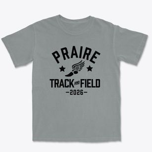 Praire Lutheran School Track and Field Premium Heavyweight T-shirt