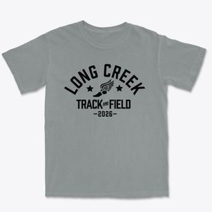 Long Creek Elementary School Track and Field Premium Heavyweight T-shirt