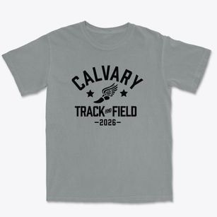 Calvary Christian Academy Track and Field Premium Heavyweight T-shirt