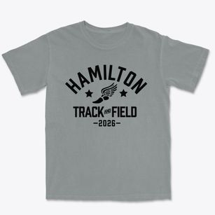 Hamilton Christian Academy Track and Field Premium Heavyweight T-shirt