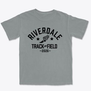 Riverdale Elementary School Track and Field Premium Heavyweight T-shirt