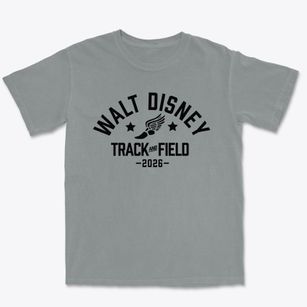 Walt Disney Elementary School Track and Field Premium Heavyweight T-shirt