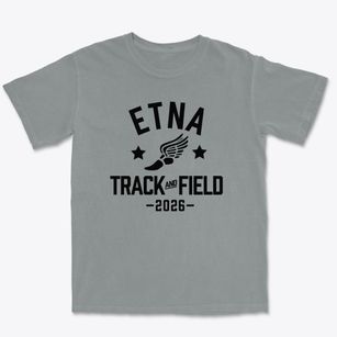 Etna High School Track and Field Premium Heavyweight T-shirt
