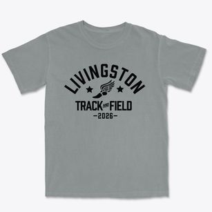 Livingston Elementary School Track and Field Premium Heavyweight T-shirt