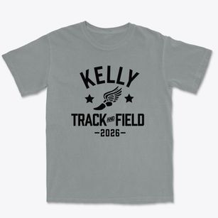 Kelly Elementary School Track and Field Premium Heavyweight T-shirt