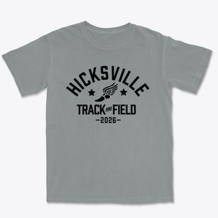 Hicksville High School Track and Field Premium Heavyweight T-shirt