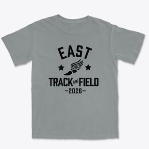 East Elementary School Track and Field Premium Heavyweight T-shirt