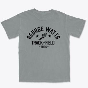 George Watts Elementary School Track and Field Premium Heavyweight T-shirt