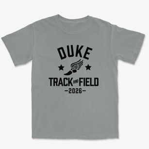 Duke School For Children Track and Field Premium Heavyweight T-shirt