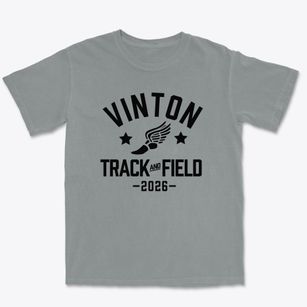 Vinton Elementary School Track and Field Premium Heavyweight T-shirt