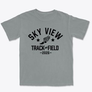 Sky View Middle School Track and Field Premium Heavyweight T-shirt