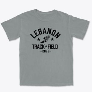 Lebanon High School Track and Field Premium Heavyweight T-shirt