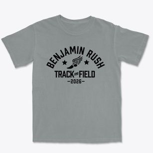Arts Academy At Benjamin Rush Track and Field Premium Heavyweight T-shirt
