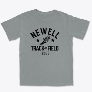 Newell Elementary School Track and Field Premium Heavyweight T-shirt