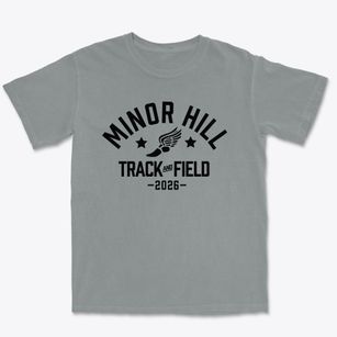 Minor Hill School Track and Field Premium Heavyweight T-shirt