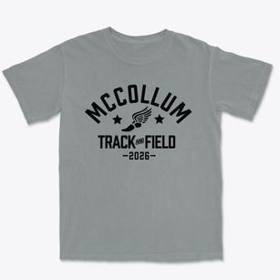 Mccollum High School Track and Field Premium Heavyweight T-shirt