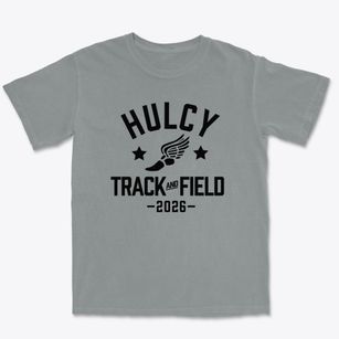 Hulcy Middle School Track and Field Premium Heavyweight T-shirt