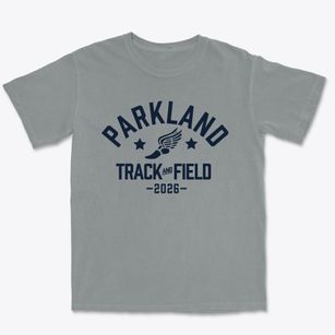 Parkland Elementary School Track and Field Premium Heavyweight T-shirt