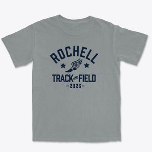 Amanda Rochell Elementary School Track and Field Premium Heavyweight T-shirt