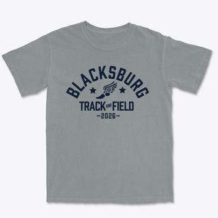 Blacksburg Christian School Track and Field Premium Heavyweight T-shirt