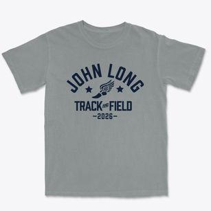John Long Middle School Track and Field Premium Heavyweight T-shirt
