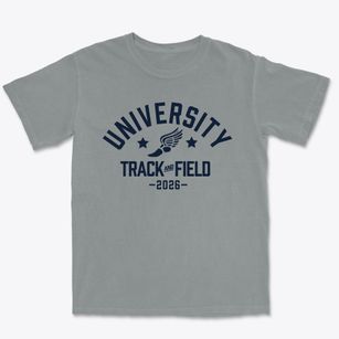 University High School Track and Field Premium Heavyweight T-shirt