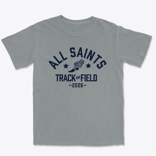 All Saints Catholic School Track and Field Premium Heavyweight T-shirt