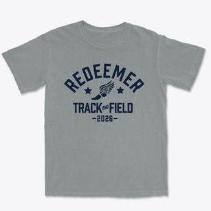 Redeemer Lutheran School Track and Field Premium Heavyweight T-shirt