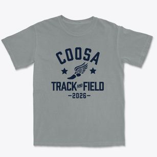 Coosa High School Track and Field Premium Heavyweight T-shirt