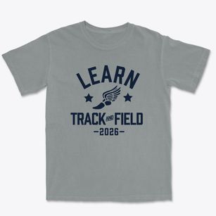 Learn Charter School Track and Field Premium Heavyweight T-shirt