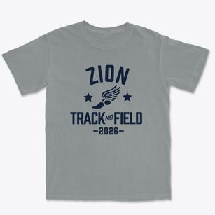 Zion Lutheran School Track and Field Premium Heavyweight T-shirt