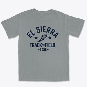 El Sierra Elementary School Track and Field Premium Heavyweight T-shirt