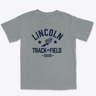 Lincoln Elementary School Track and Field Premium Heavyweight T-shirt
