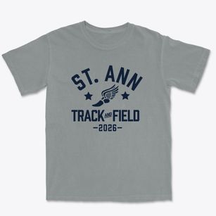 Saint Ann School Track and Field Premium Heavyweight T-shirt