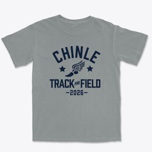 Chinle Junior High School Track and Field Premium Heavyweight T-shirt