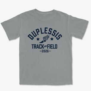 Duplessis Primary School Track and Field Premium Heavyweight T-shirt