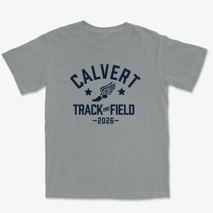Calvert Middle School Track and Field Premium Heavyweight T-shirt