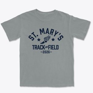 St. Mary's Catholic School Track and Field Premium Heavyweight T-shirt