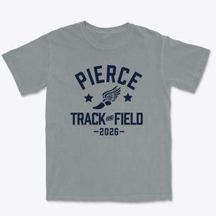 Pierce Elementary School Track and Field Premium Heavyweight T-shirt