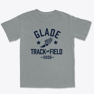 Glade Elementary School Track and Field Premium Heavyweight T-shirt